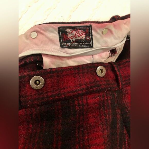 VNT Woolrich Plaid Wool Hunting Work Pants 1940’s RARE Outdoor Cosplay - Picture 13 of 16